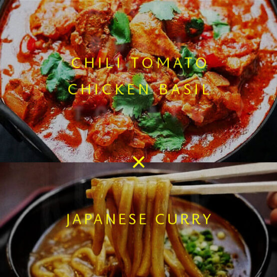 CHILI TOMATO CHICKEN BASIL CURRY