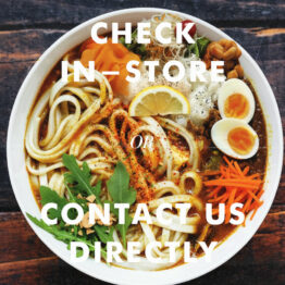 limited time curry udon noodles
