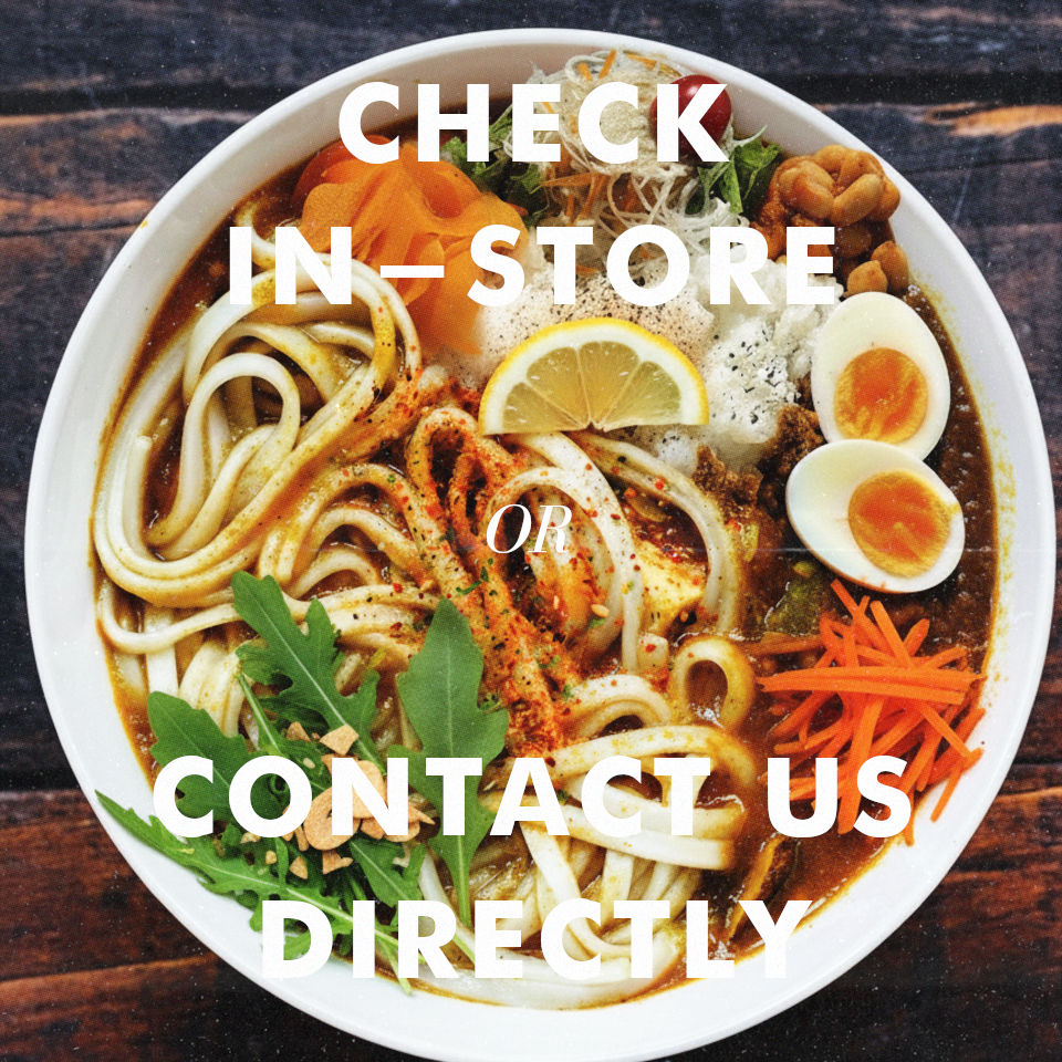 limited time curry udon noodles